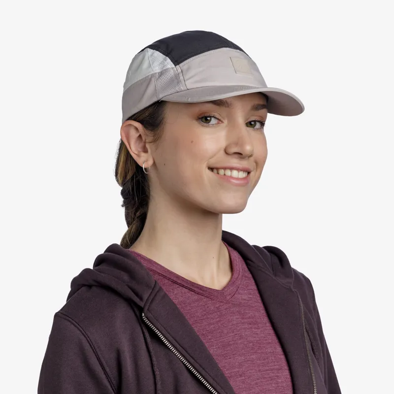Buff 5 Panel Go Cap in Domus Grey-2