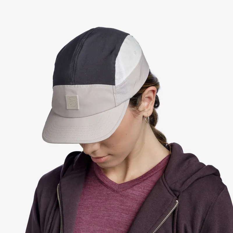 Buff 5 Panel Go Cap in Domus Grey-3