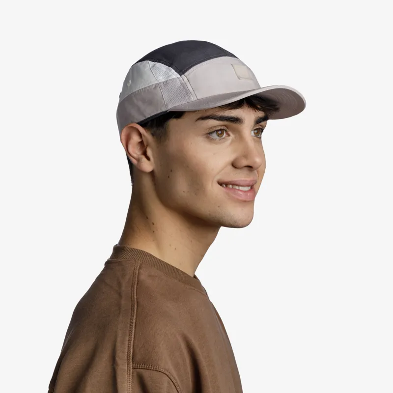 Buff 5 Panel Go Cap in Domus Grey-7