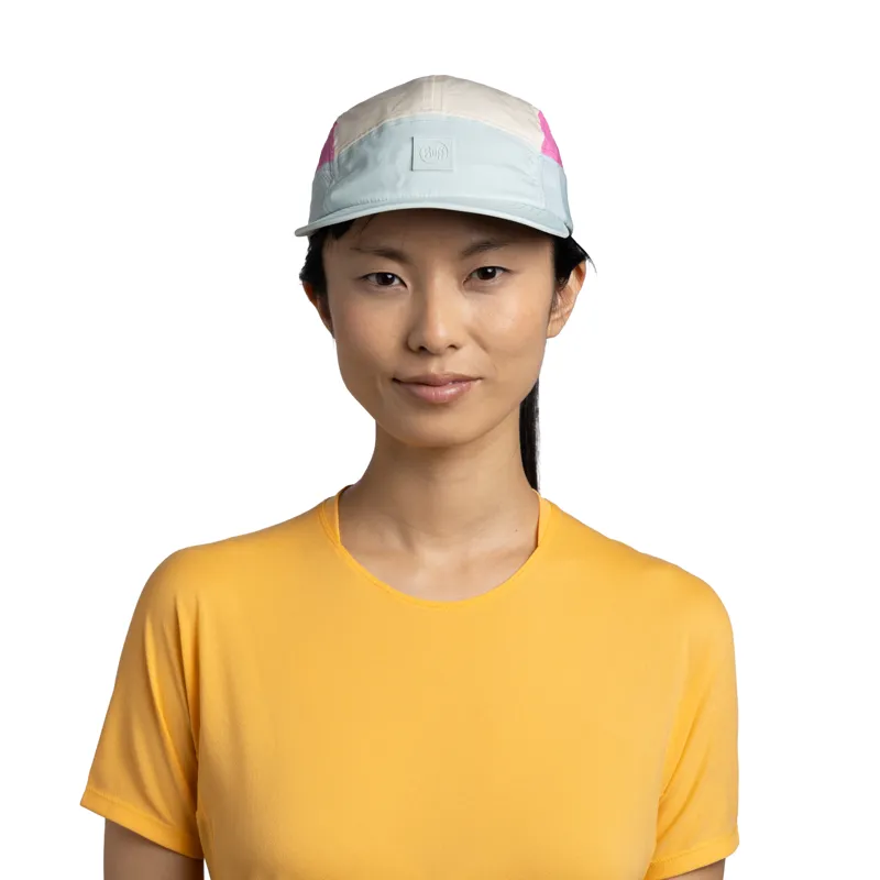Buff 5 Panel Go Cap in Domus Seagrove Green-1