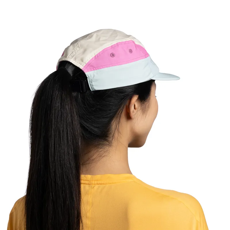Buff 5 Panel Go Cap in Domus Seagrove Green-3