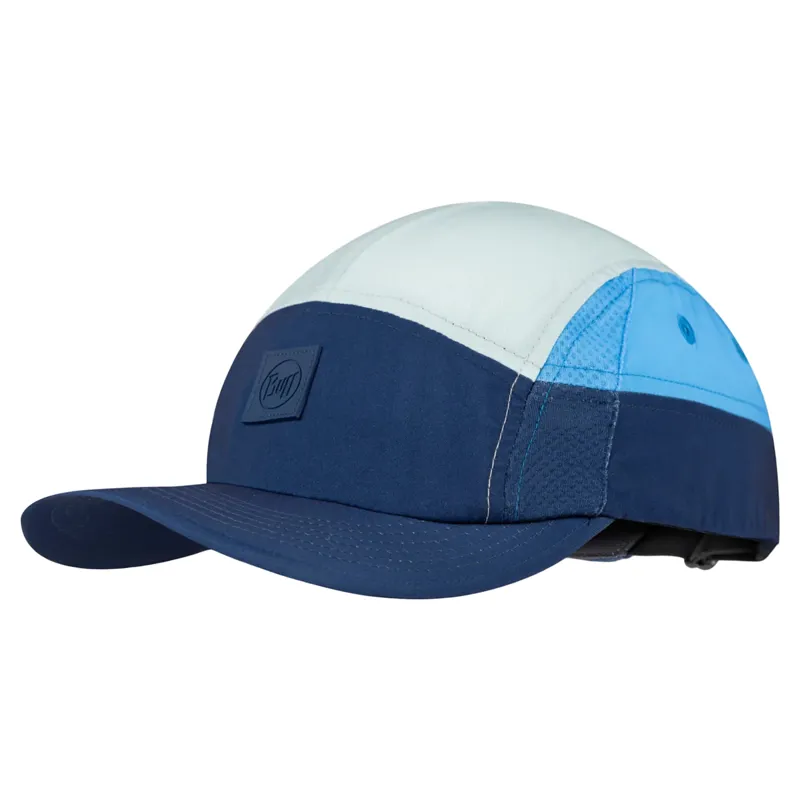 Buff 5 Panel Go Cap in Domus Dark Denim