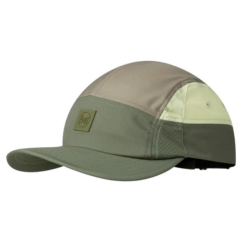 Buff 5 Panel Go Cap in Domus Khaki