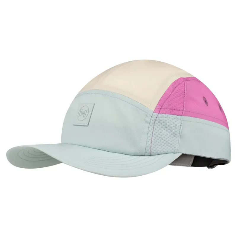 Buff 5 Panel Go Cap in Domus Seagrove Green