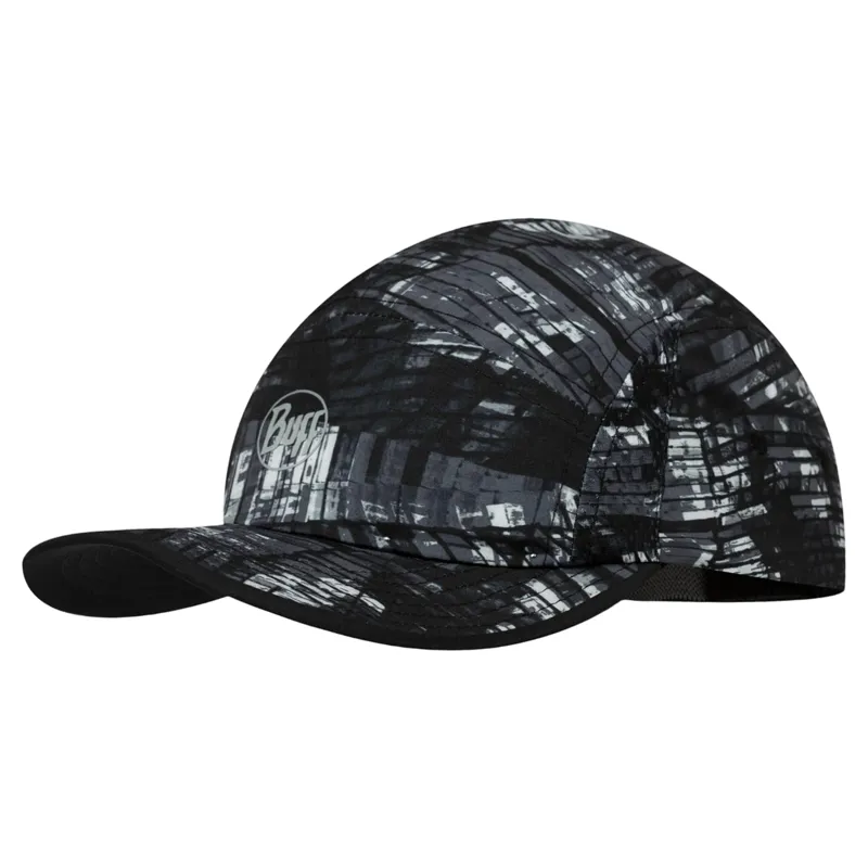 Buff 5 Panel Go Cap in Gline Black
