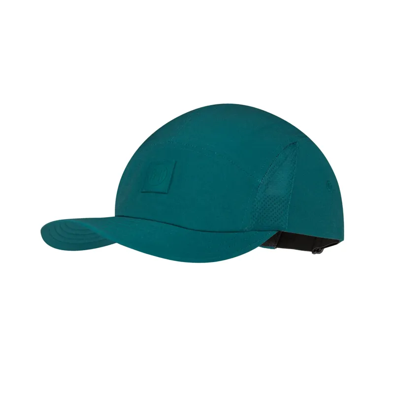 Buff 5 Panel Go Cap in Solid Teal