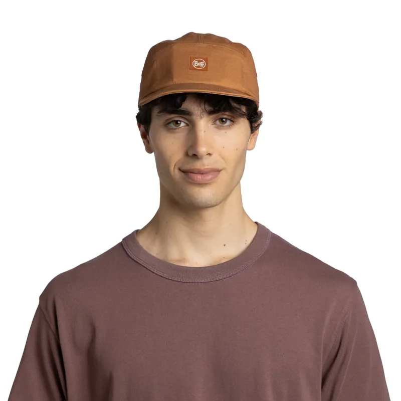 Buff 5 Panel Venture Cap in Solid Camel-2