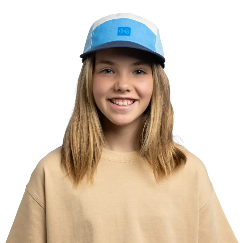 Buff 5 Panel Venture Cap Kids in Colart Azure-2