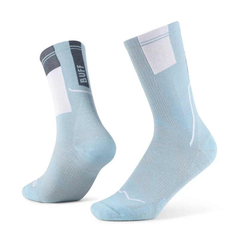 Buff Coolnet Crew Socks Unisex in DustyBlue