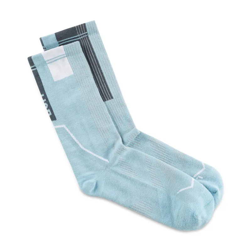 Buff Coolnet Crew Socks Unisex in DustyBlue-1
