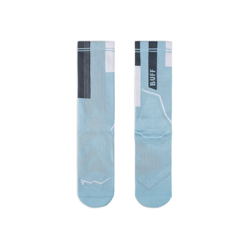 Buff Coolnet Crew Socks Unisex in DustyBlue-2