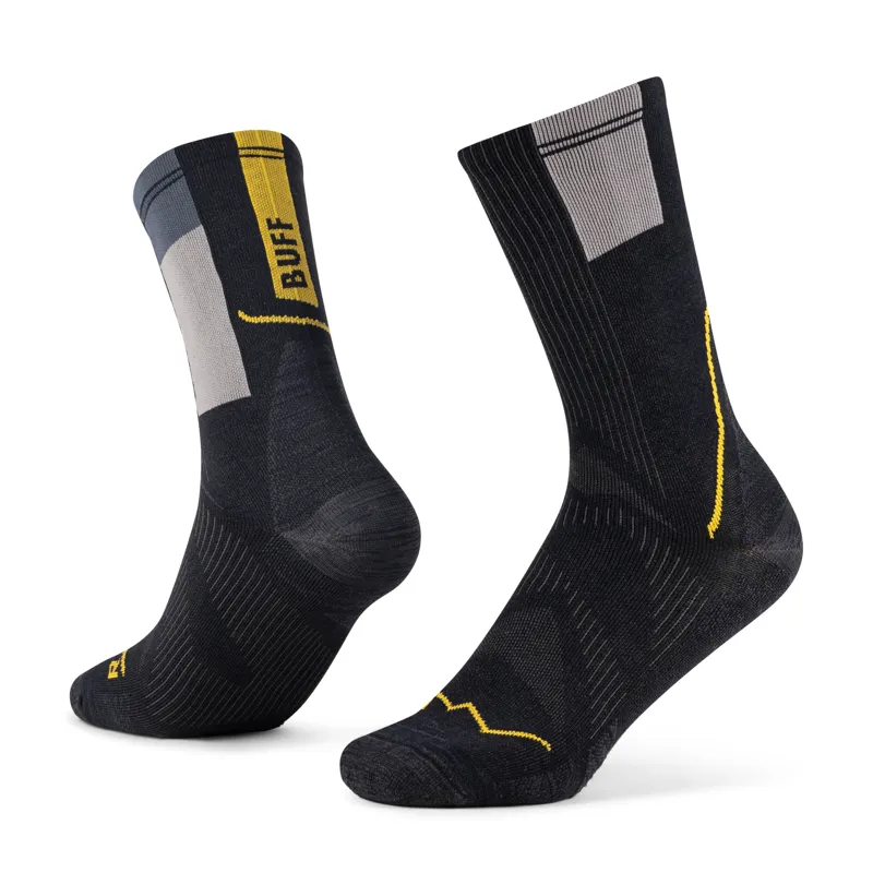 Buff Coolnet Crew Socks Unisex in Graphite