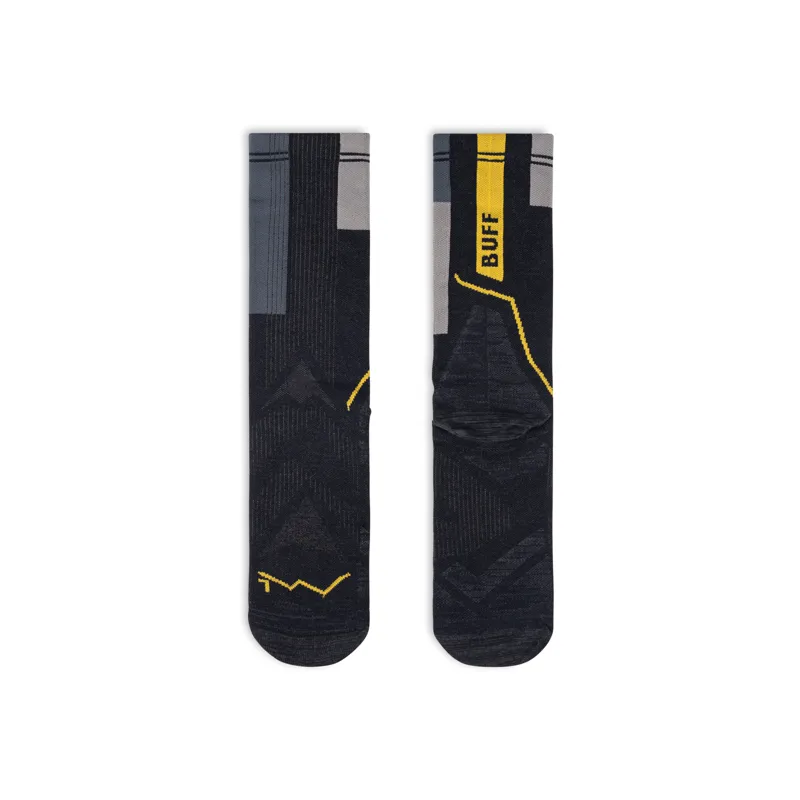 Buff Coolnet Crew Socks Unisex in Graphite-2