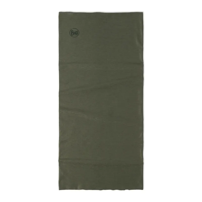 Buff Coolnet UV Neckwear in Solid Khaki