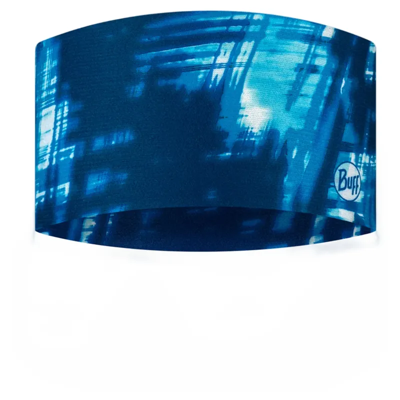 Buff Coolnet UV Wide Headband in Attel Blue