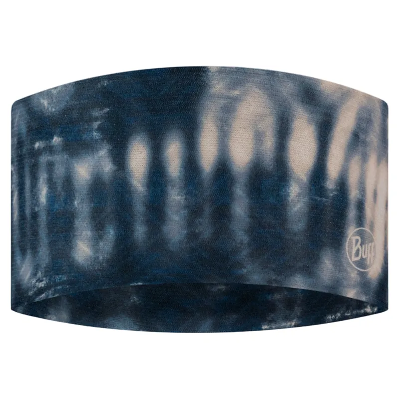 Buff Coolnet UV Wide Headband in Deri Blue