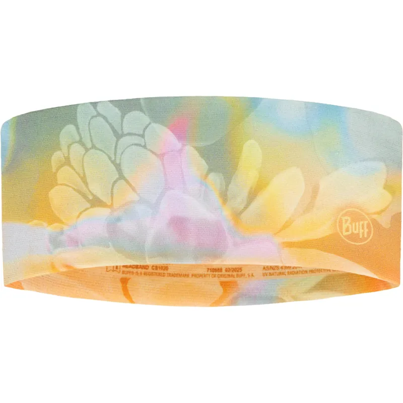 Buff CoolNet UV Wide Headband in Esmerald Seagrove Green