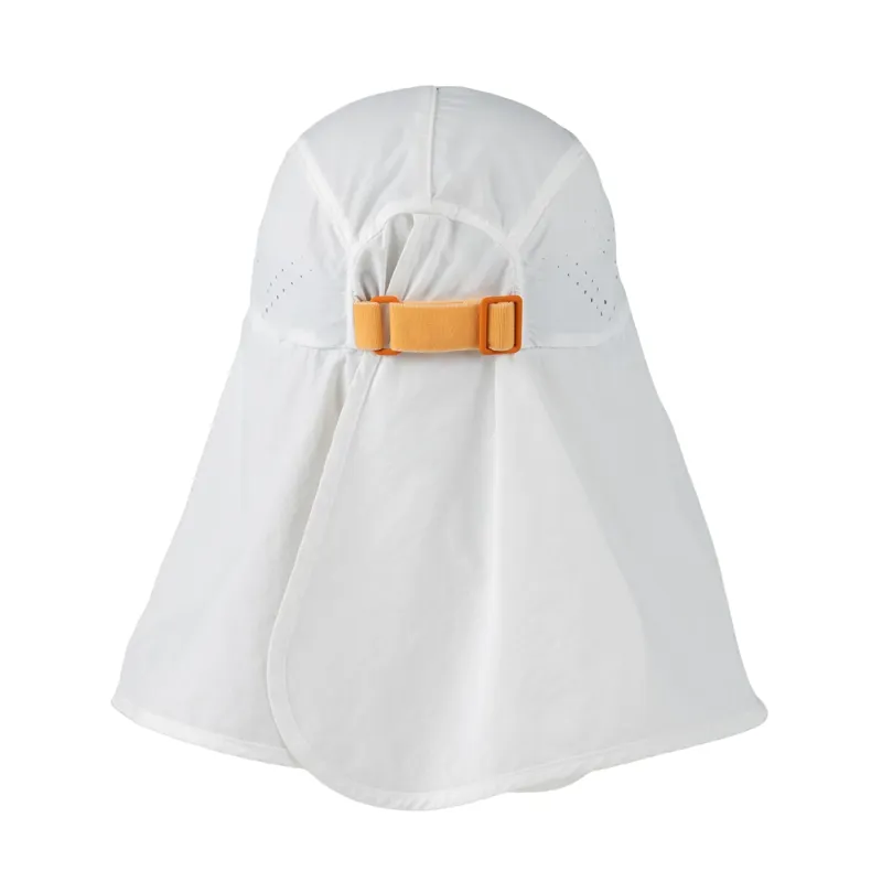 Buff Desert Cap in Solid White-1