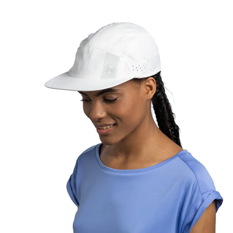 Buff Desert Cap in Solid White-10
