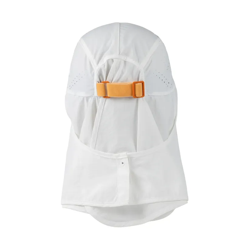 Buff Desert Cap in Solid White-2