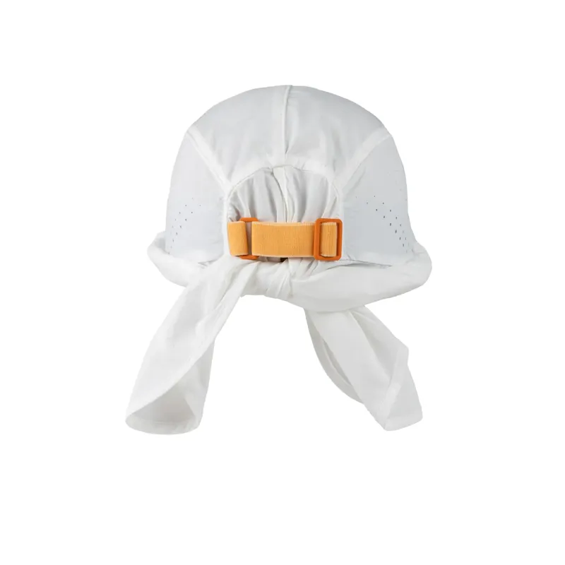 Buff Desert Cap in Solid White-3