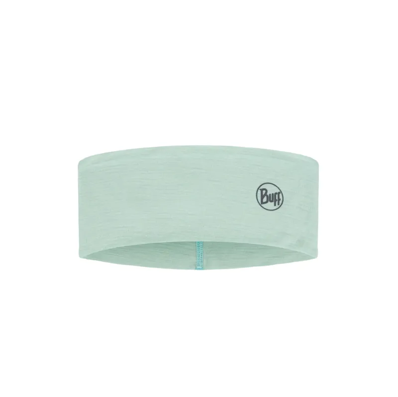 Buff Lightweight Merino Wool Headband in Solid Seagrove Green