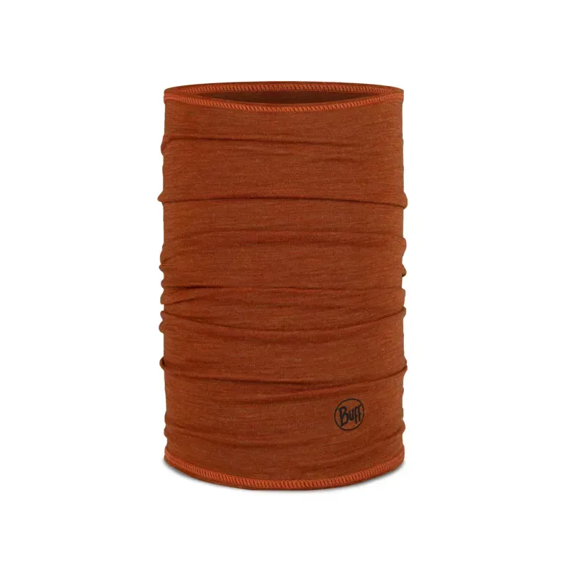 Buff Merino Lightweight Neckwear in Solid Cinnamon