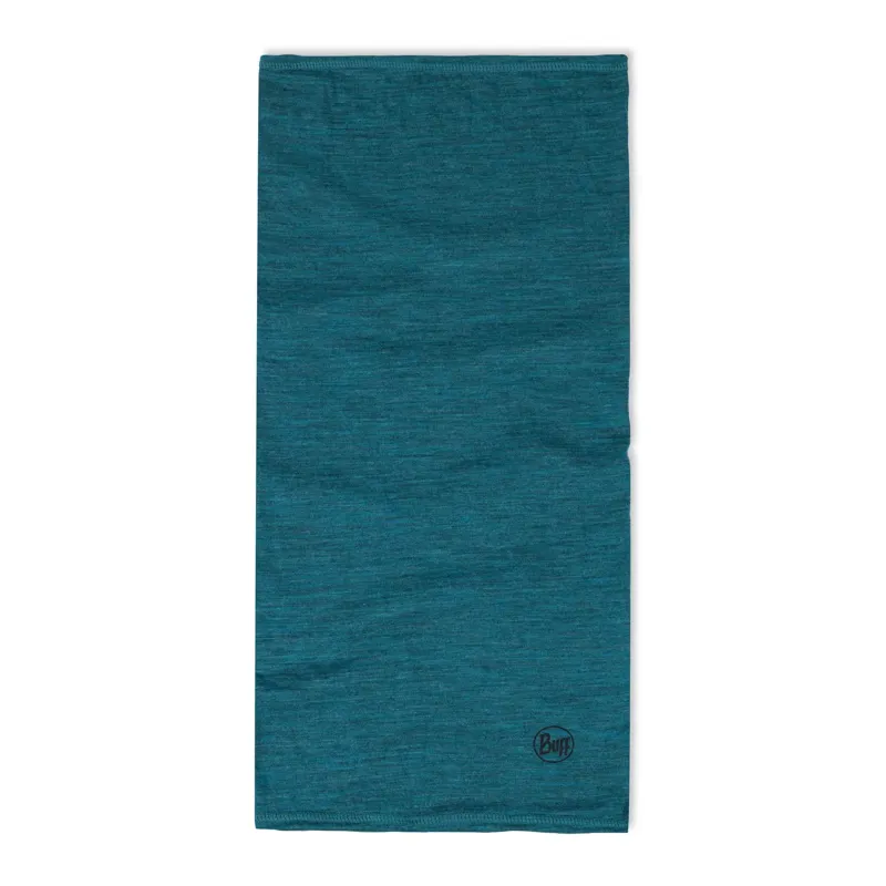 Buff Merino Lightweight Neckwear in Solid Teal-1