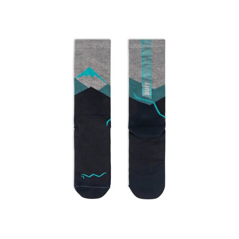 Buff LW Merino Wool Crew Socks in Teal