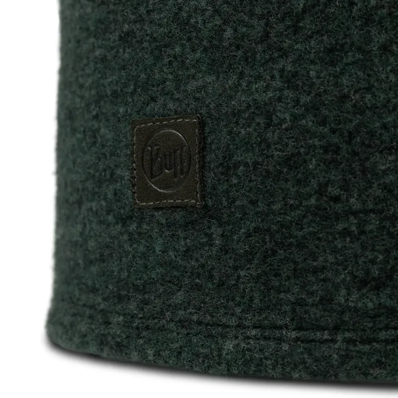 Buff Merino Fleece Beanie in Forest -3