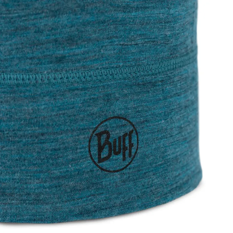 Buff Merino Lightweight Beanie in Solid Teal-4