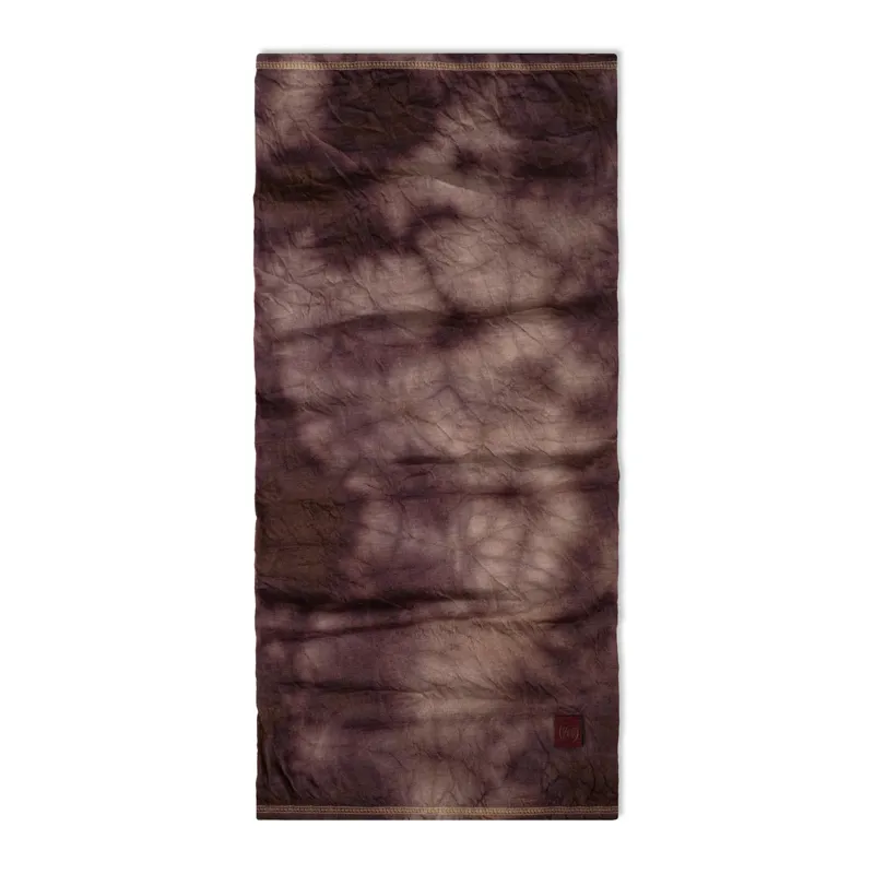 Buff Merino Lightweight Neckwear in Dye Burgundy-2