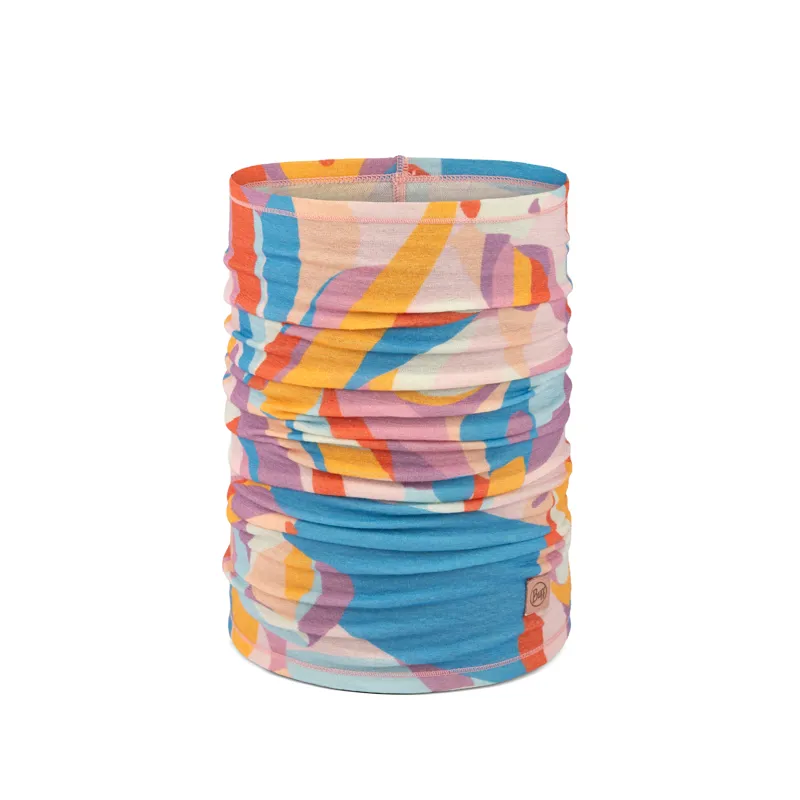 Buff Merino Lightweight Prints in Lagua Pink