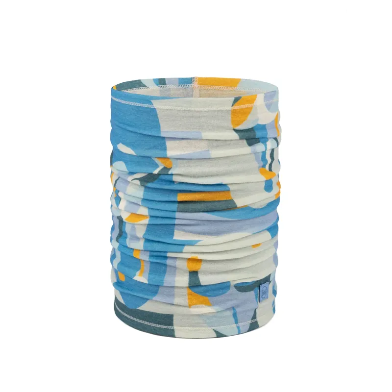 Buff Merino Lightweight Prints in Luvi Glory Blue