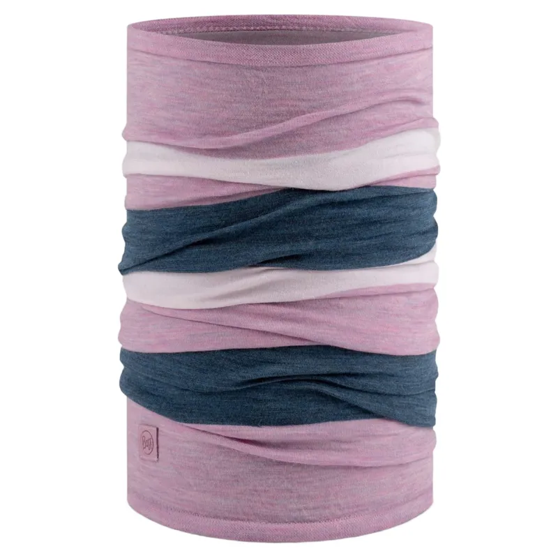 Buff Merino Move Multifunctional Neckwear in Pansy