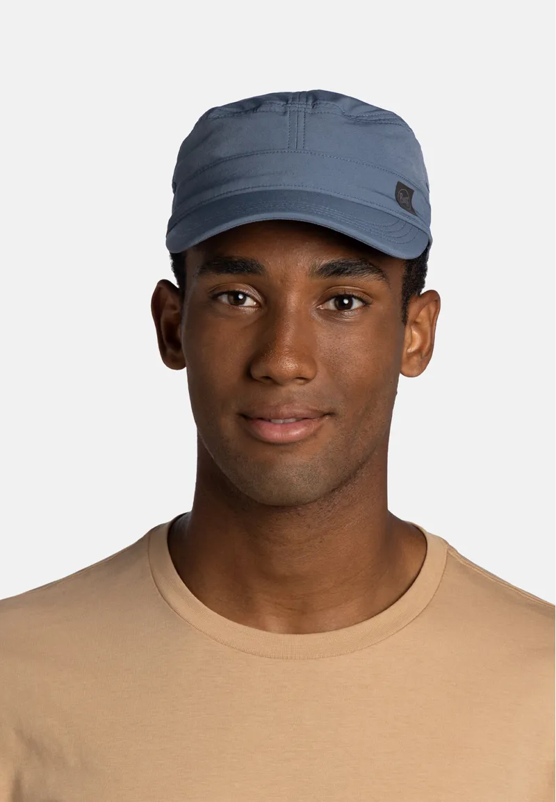 Buff Military Cap in Solid Ash-2