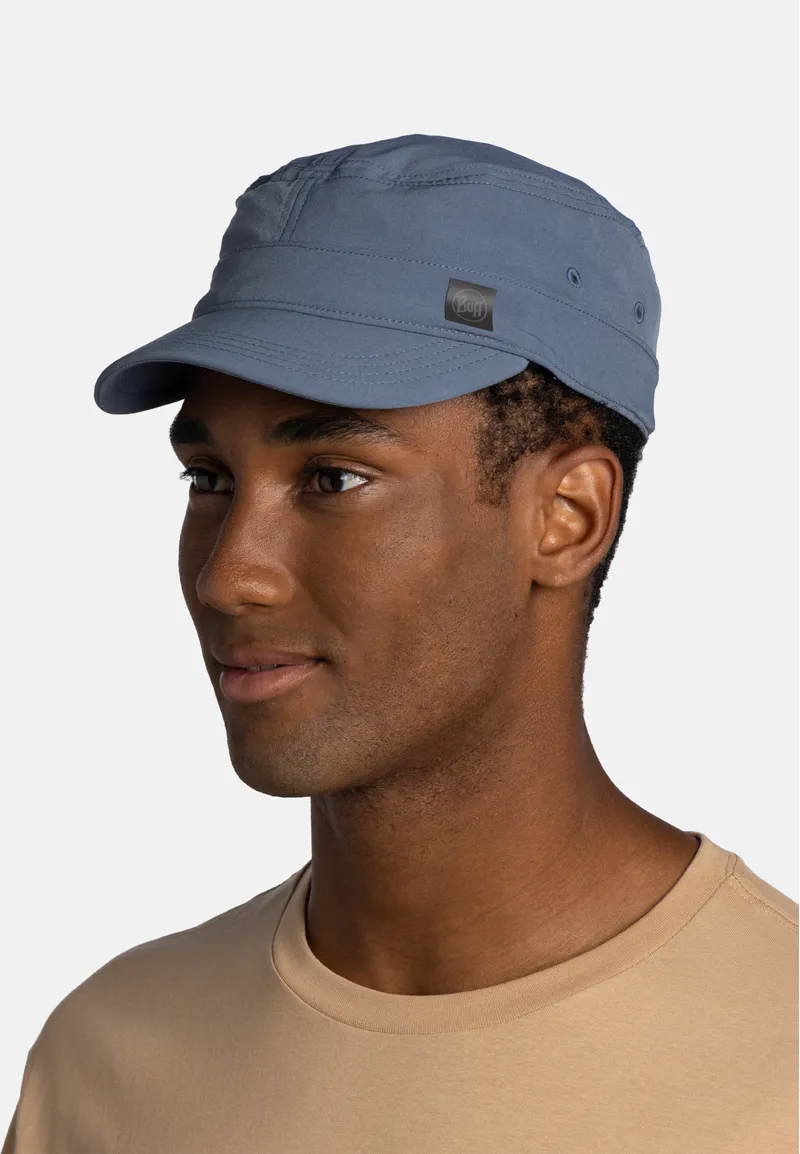 Buff Military Cap in Solid Ash-4