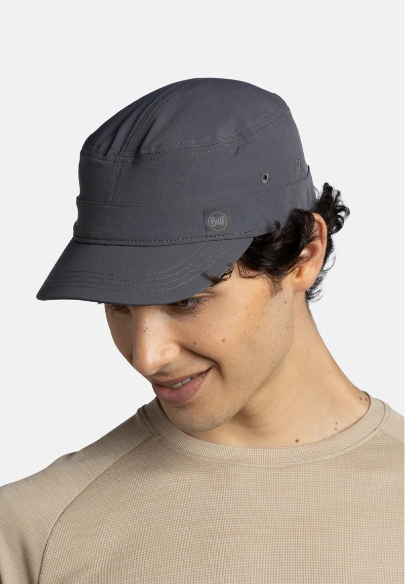 Buff Military Cap in Solid Ash-5