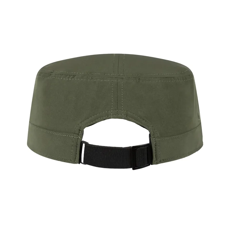 Buff Military Cap in Solid Khaki-1
