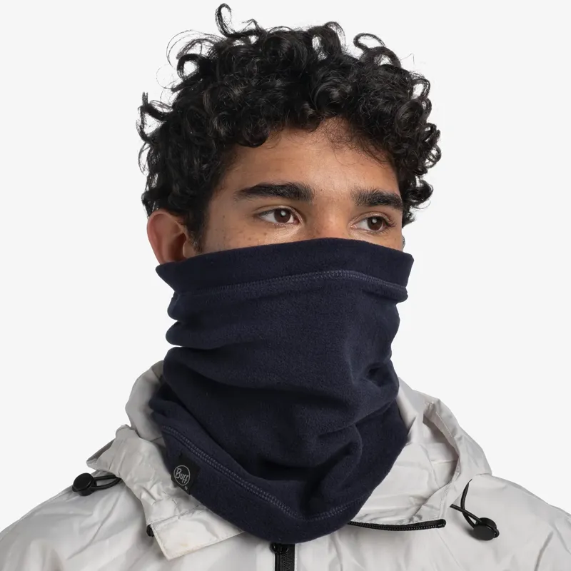 Buff Polar Neck Warmer in Dark Navy-3