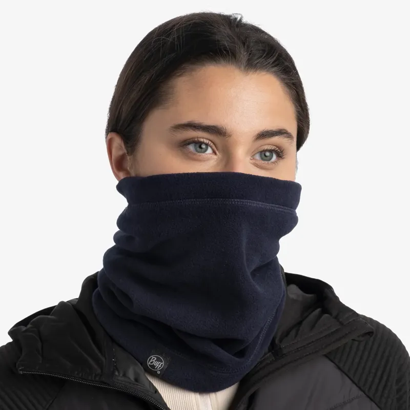 Buff Polar Neck Warmer in Dark Navy-6
