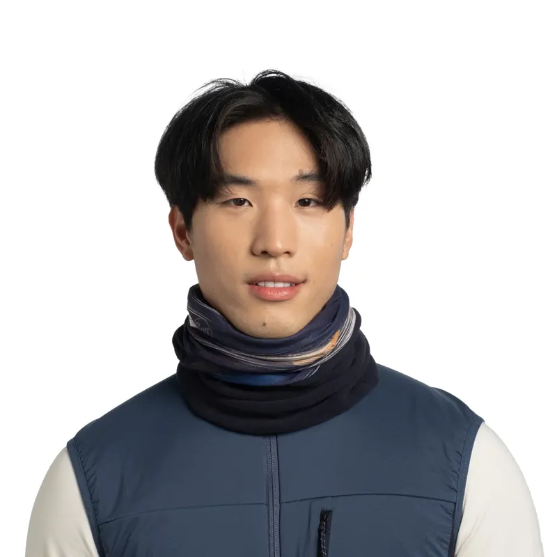 Buff Polar Neckwear in Arky Navy-2