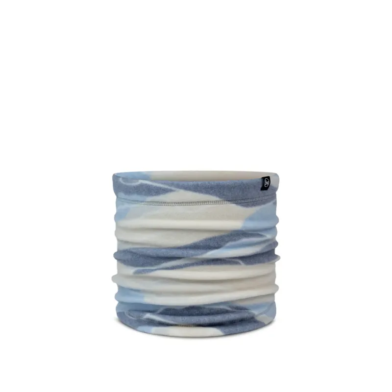 Buff Polar Prints Neckwarmer in Aguar Blue