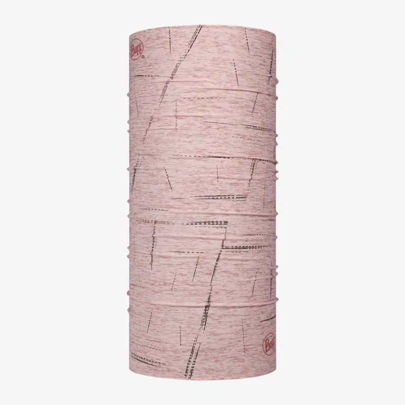 Buff Reflective Coolnet UV+ Neckwear in HTR Rose Pink