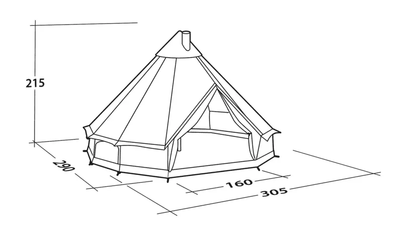 Robens Klondike S Tent in Beige-9