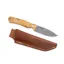 Casstrom No. 8 SFK Flat Curly Birch Knife in Brown