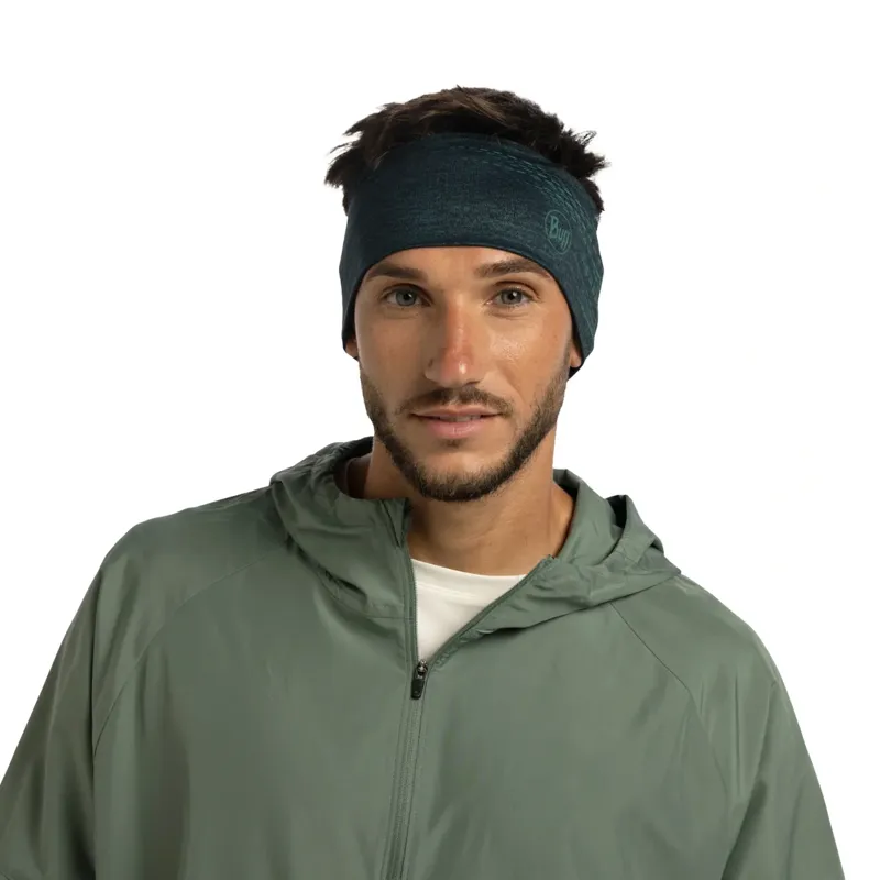 Buff DryFlx Headband in Solid Teal-1