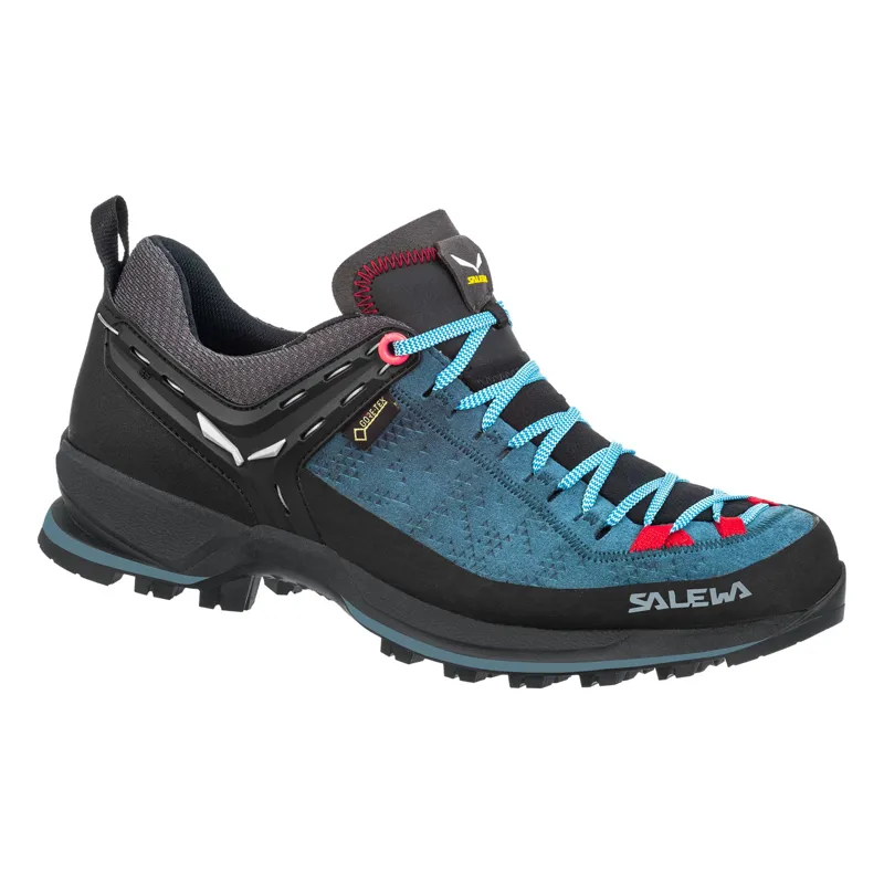 Salewa Mountain Trainer 2 GTX Women's in Dark Denim/Fluo Coral
