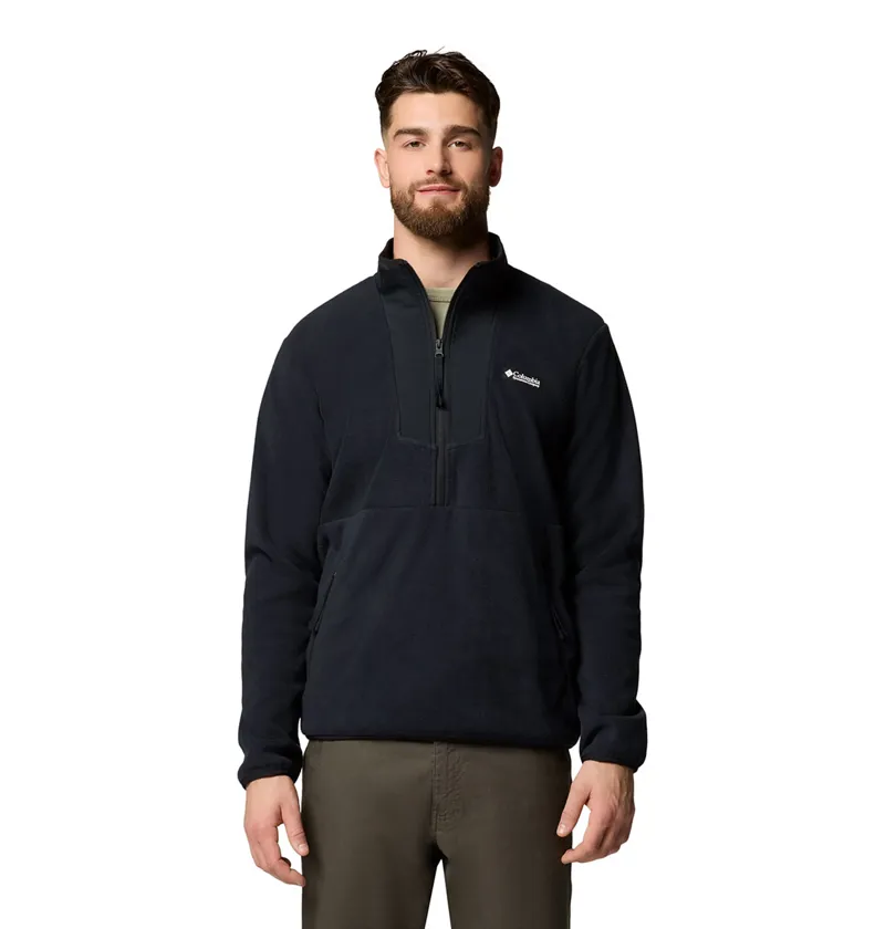 Columbia Sequoia Grove Half Zip Fleece Mens in Black