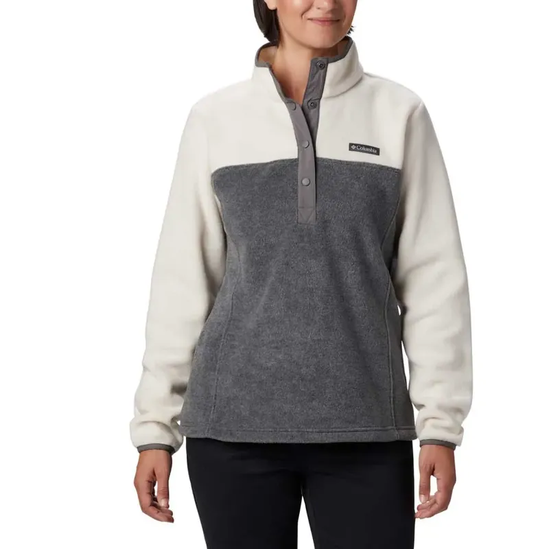 Columbia Benton Springs Half Zip Fleece II Womens in City Grey Heather